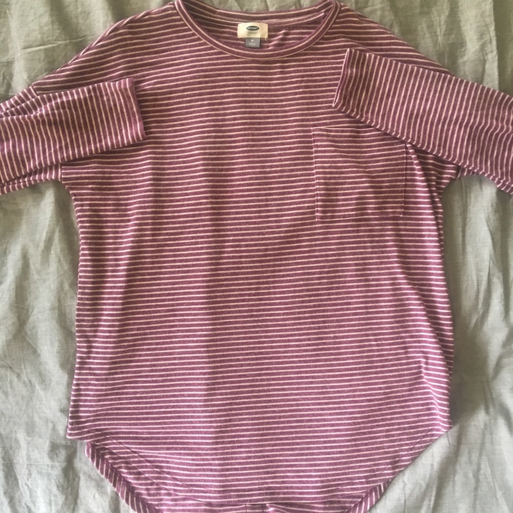 Old Navy long sleeve boyfriend tee